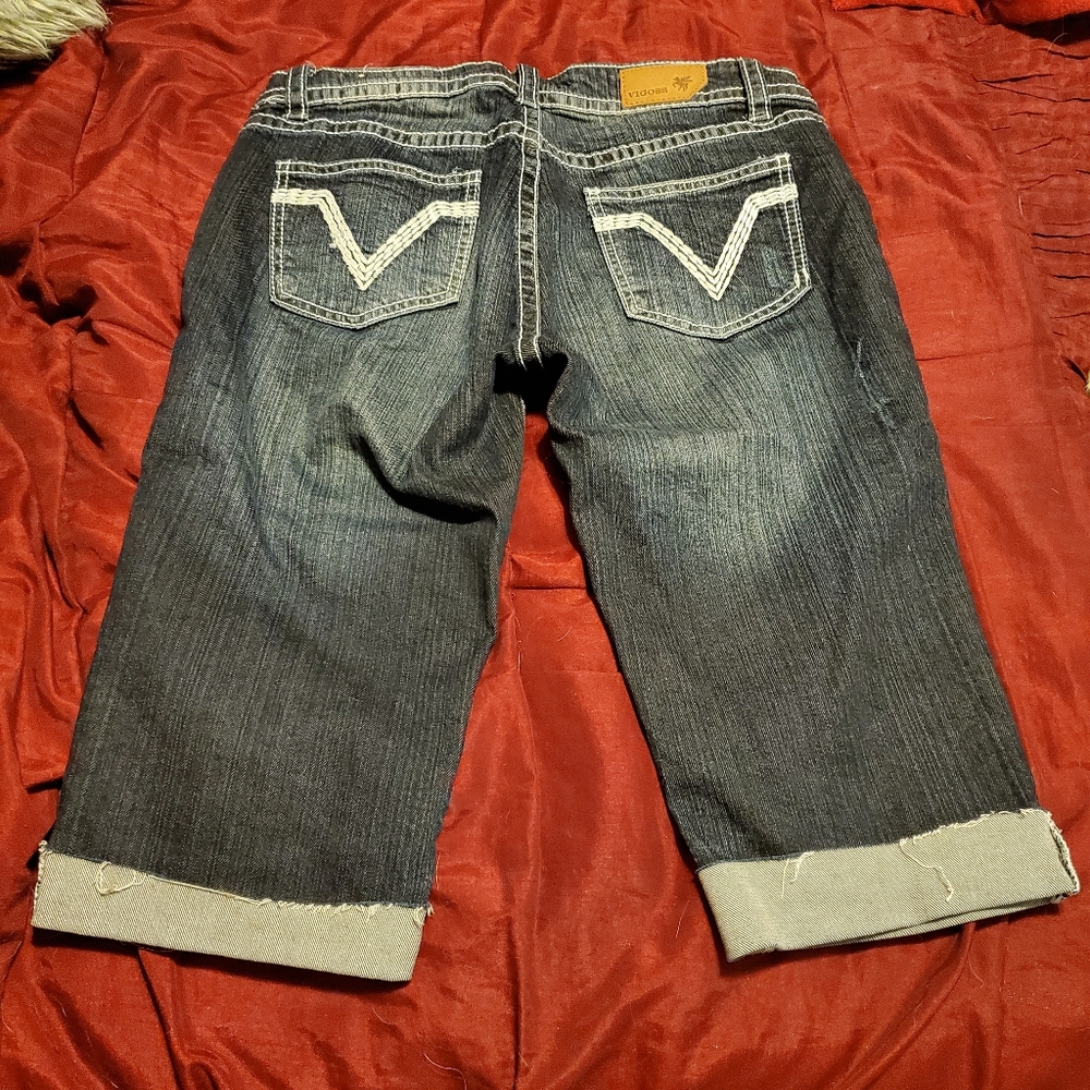 women's vigoss jean capris